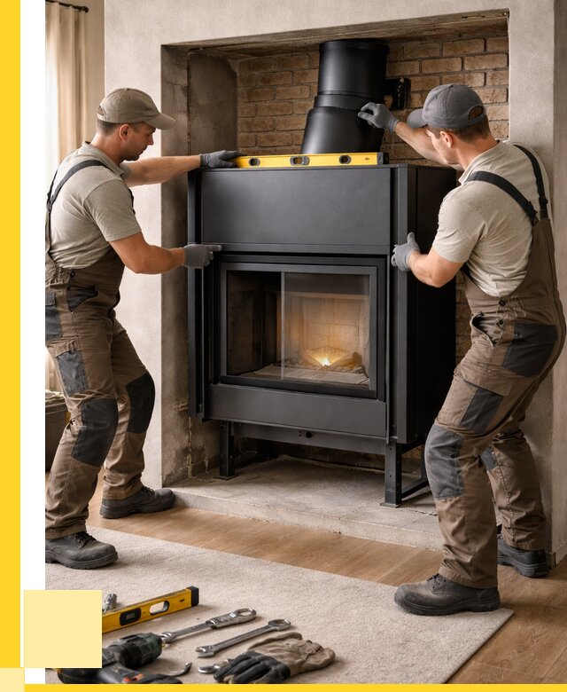 Установка каминных топок в Набережных Челнах под ключ от 18284 р. | ЭриданНбр