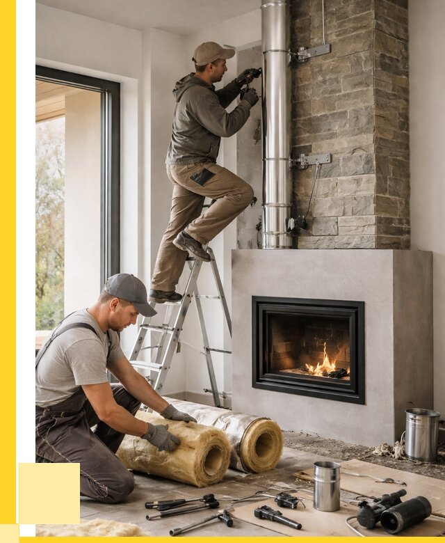 Монтаж дымоходов для каминов в Набережных Челнах от 15237 р. ЭриданНбр