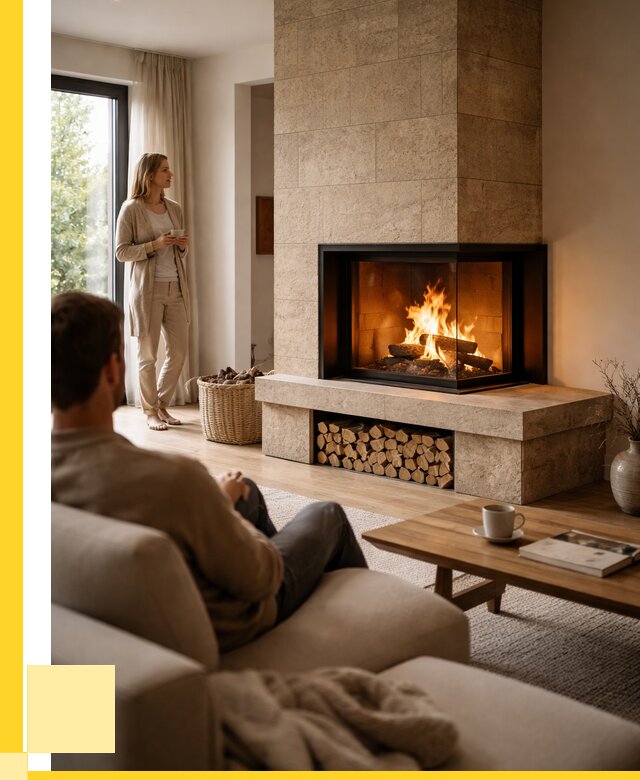 Угловые камины из кирпича установка в Набережных Челнах от 152370 р. ЭриданНбр