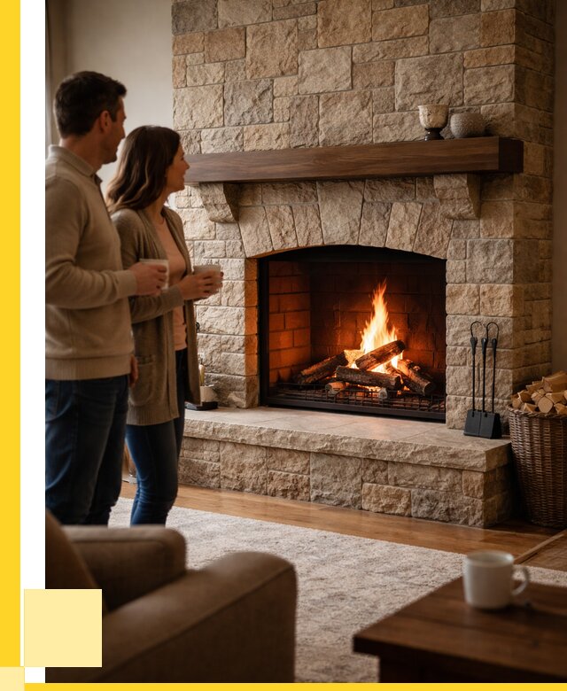 Каменные камины на заказ в Набережных Челнах от 182844 р. | ЭриданНбр