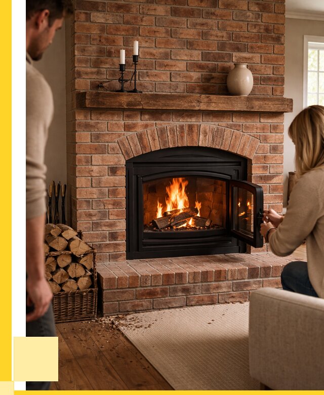 Кирпичные камины под ключ в Набережных Челнах от 152370 р. | ЭриданНбр