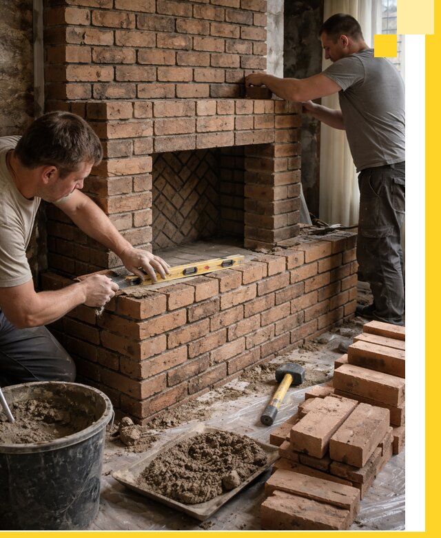 Изготовление и установка кирпичных каминов в Набережных Челнах