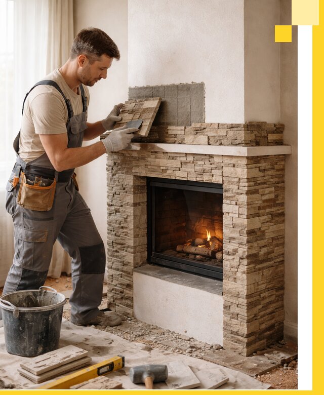 Изготовление и монтаж каминов для дома под ключ в Набережных Челнах