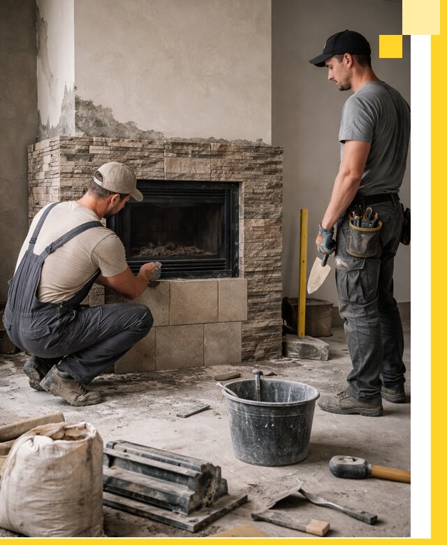 Камины под ключ в Набережных Челнах: проект, изготовление и монтаж