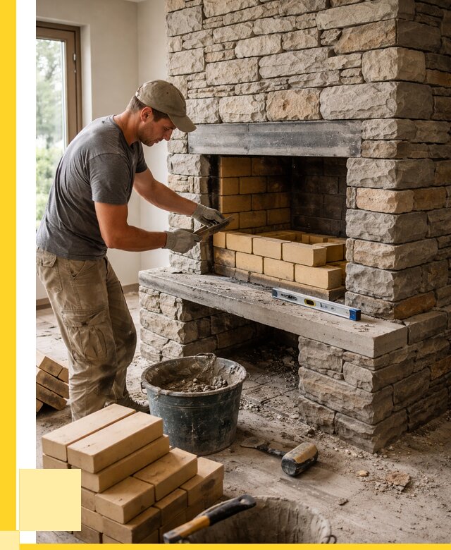 Кладка каминов и камина в Набережных Челнах от 25395 р. ЭриданНбр