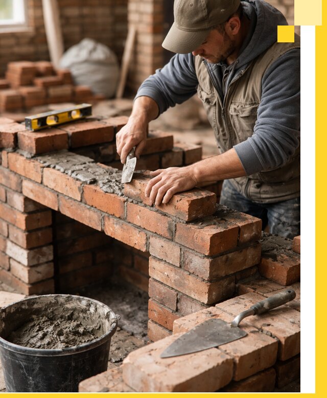 Кладка каминов под ключ в Набережных Челнах профессиональная отделка и монтаж