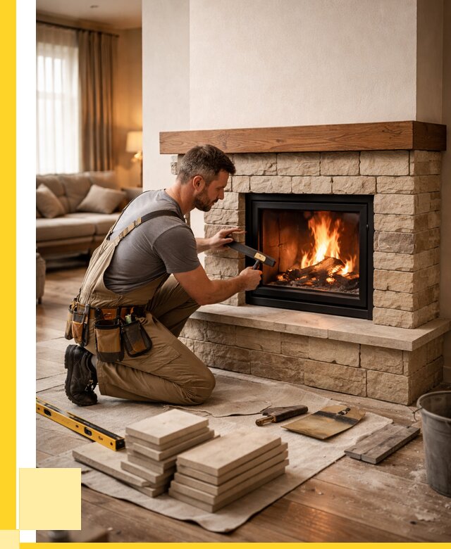 Строительство каминов в Набережных Челнах от 152370 р., ЭриданНбр - под ключ