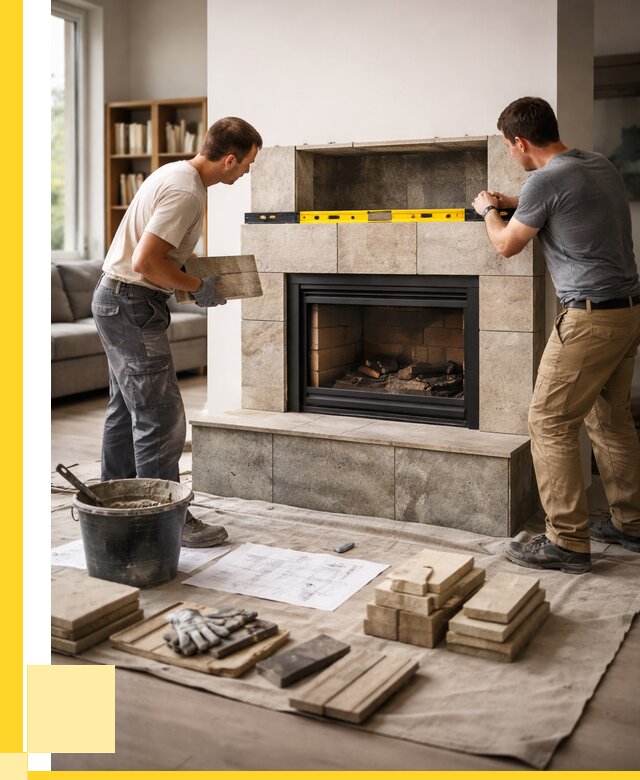 Монтаж каминов и установка в Набережных Челнах от 45711 р. | ЭриданНбр