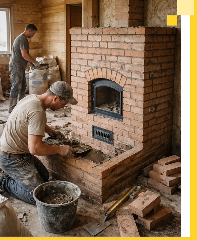 Профессиональное строительство печей в Набережных Челнах под ключ