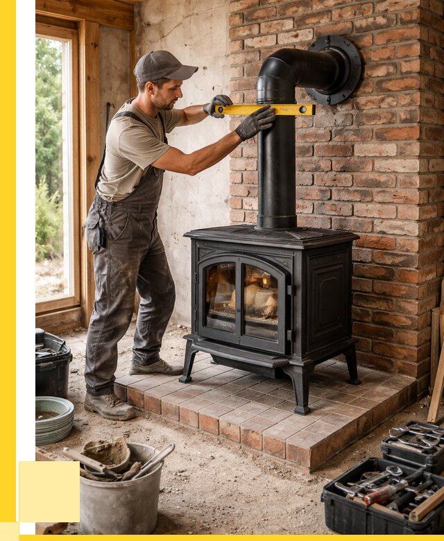 Монтаж печей установка банной печи в Набережных Челнах от 15237 р. | ЭриданНбр