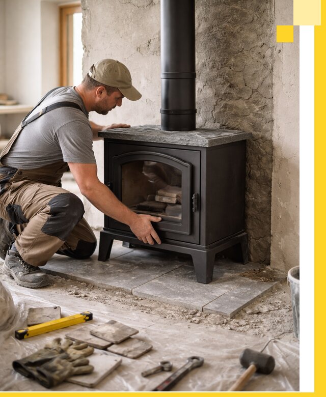 Профессиональный монтаж печей и каминов в Набережных Челнах под ключ