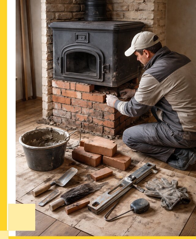 Ремонт печей в Набережных Челнах от 12190 р., услуги печника ЭриданНбр