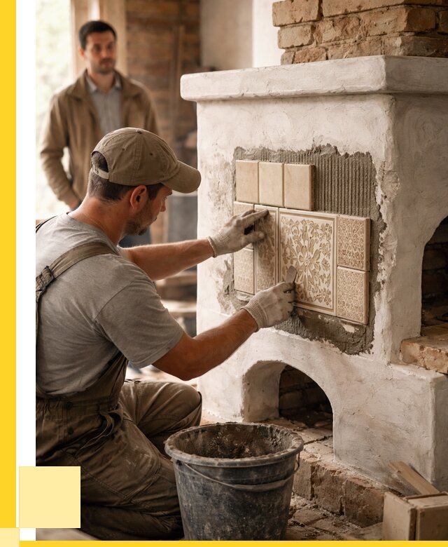 Отделка печей и банных печей в Набережных Челнах от 35553 р. | ЭриданНбр