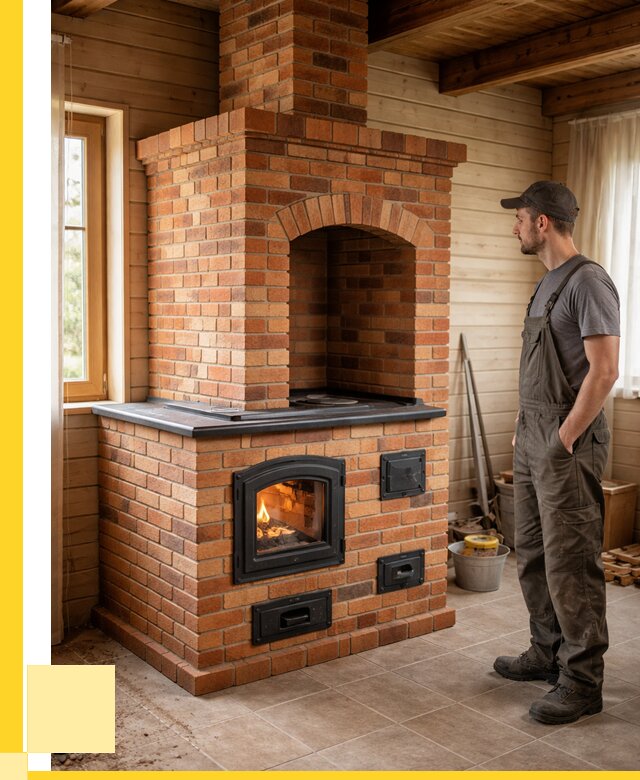 Кирпичные печи в Набережных Челнах: купить от 152370 р. | ЭриданНбр