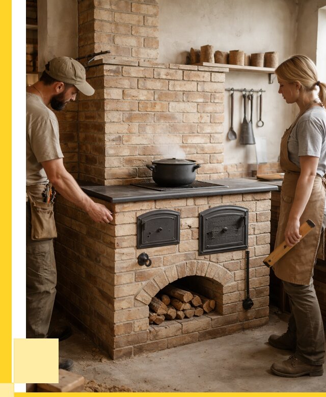 Варочно отопительные печи в Набережных Челнах от 91422 р. | ЭриданНбр