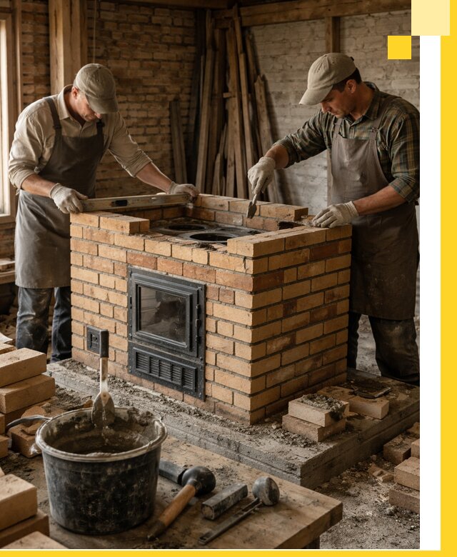 Изготовление и установка варочных печей под ключ в Набережных Челнах