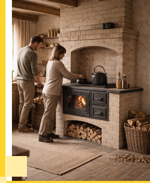 Печи с плитой в Набережных Челнах от 45711 р. | ЭриданНбр — кирпичная печь