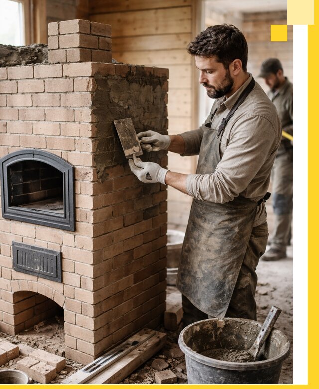 Изготовление и установка печей-шведок под ключ в Набережных Челнах