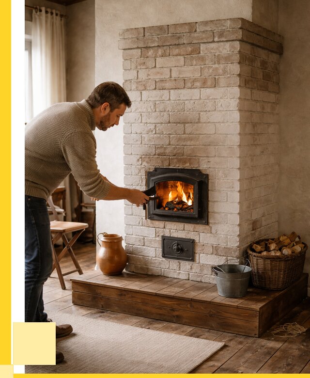 Печь голландка из кирпича в Набережных Челнах от 86343 р. | ЭриданНбр