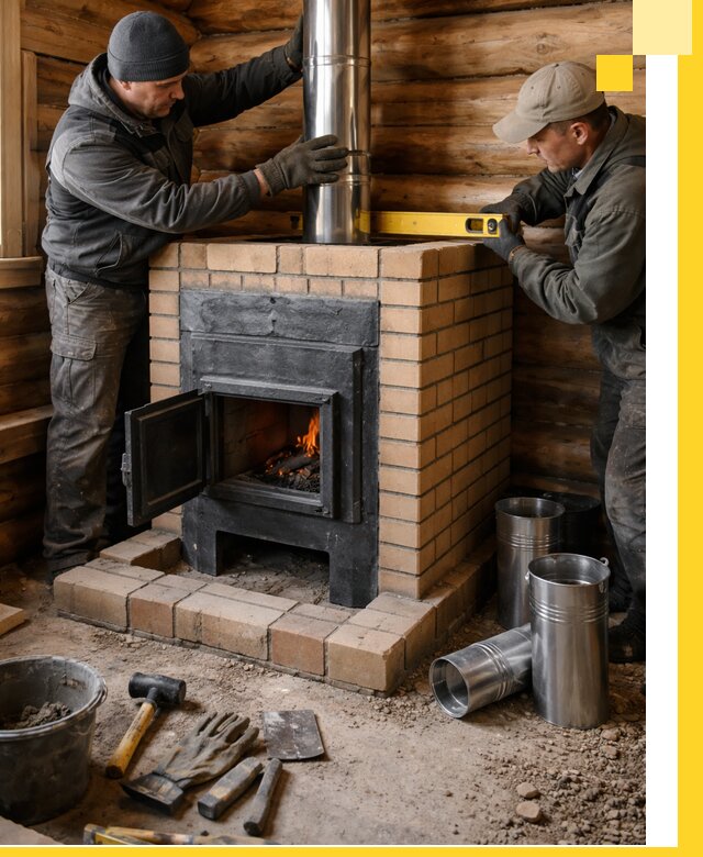 Проектирование, изготовление и установка банных печей в Набережных Челнах