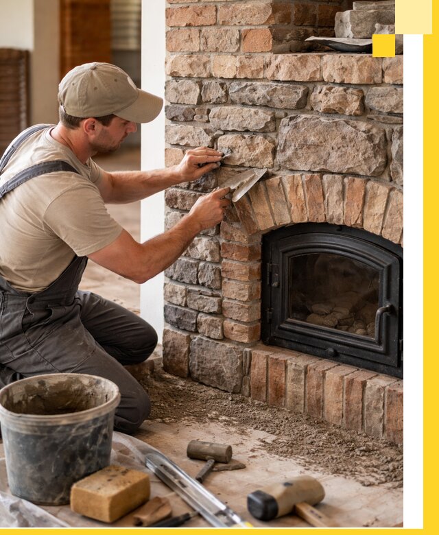 Печи для дома под ключ в Набережных Челнах, установка и доставка