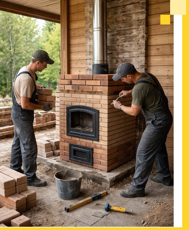 Производство и установка дачных печей под ключ в Набережных Челнах