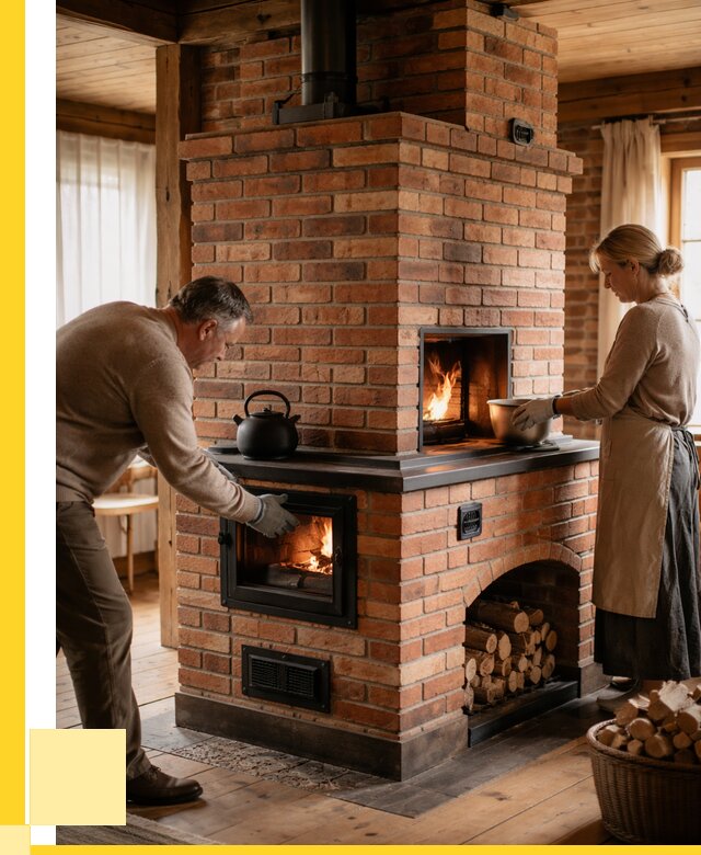 Печи для загородного дома под ключ в Набережных Челнах от 81264 р. | ЭриданНбр