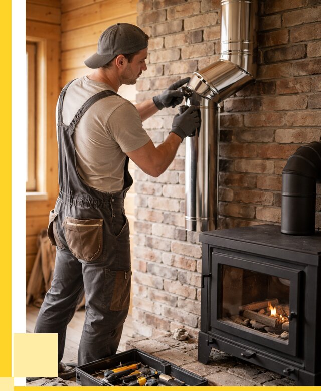 Монтаж дымоходов для печей в Набережных Челнах от 7619 р. | ЭриданНбр