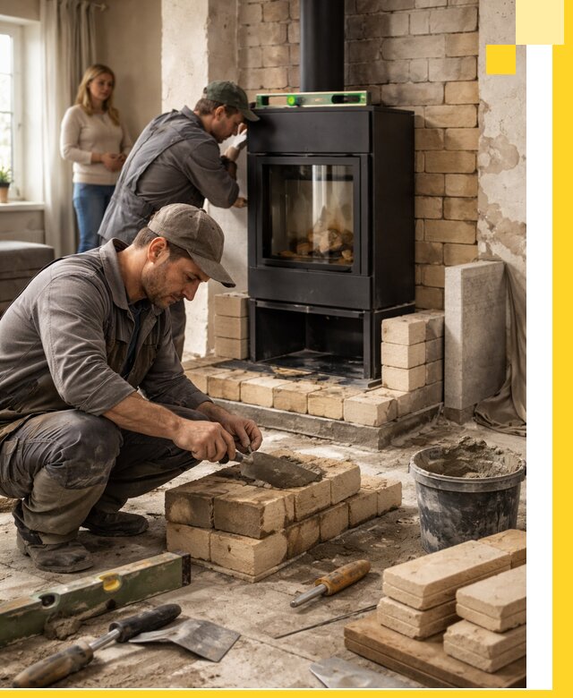 Печи и камины под ключ: проект, установка в Набережных Челнах