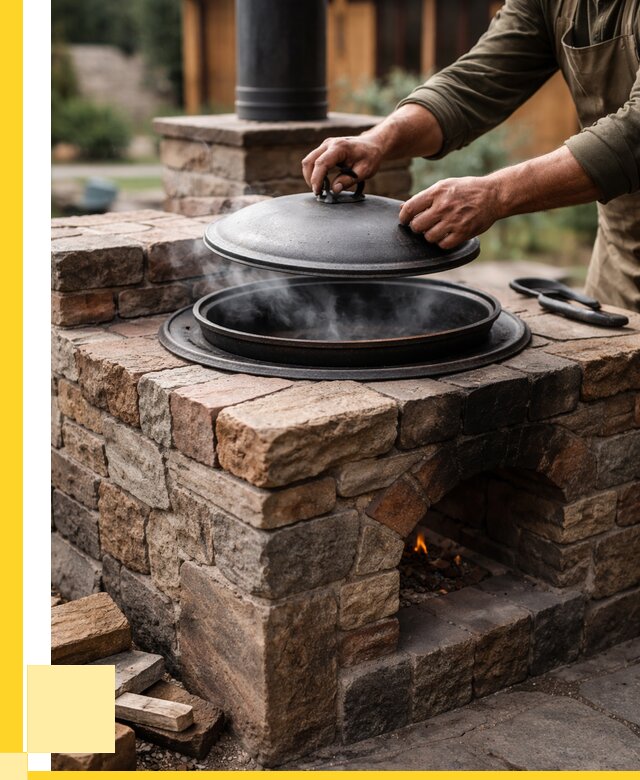 Печи для казана в Набережных Челнах по цене от 18284 р. | ЭриданНбр