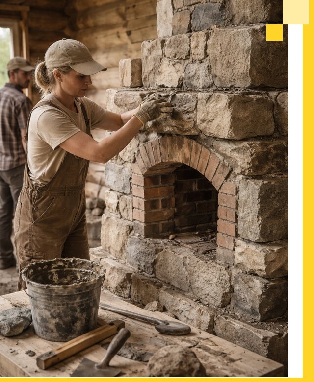 Каменные печи на заказ и монтаж в Набережных Челнах, долговечные решения