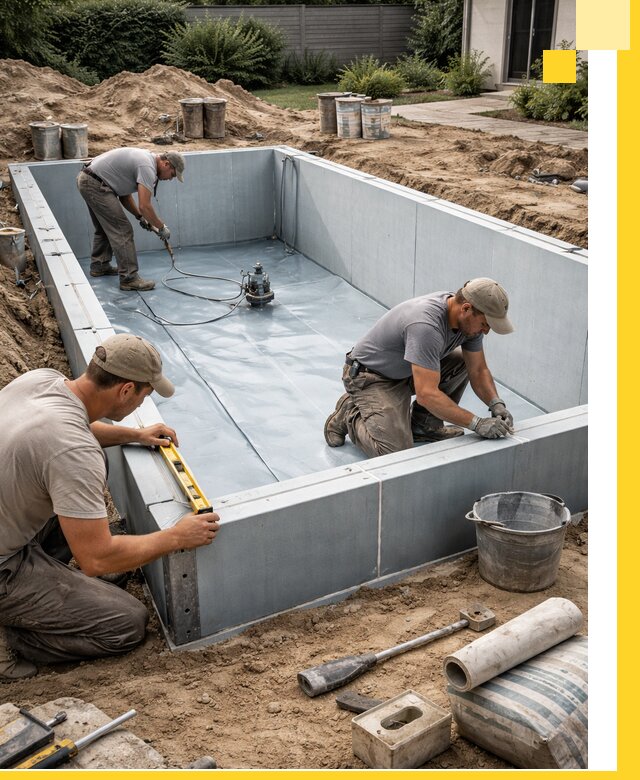 Профессиональный монтаж бассейнов под ключ в Набережных Челнах с гарантией