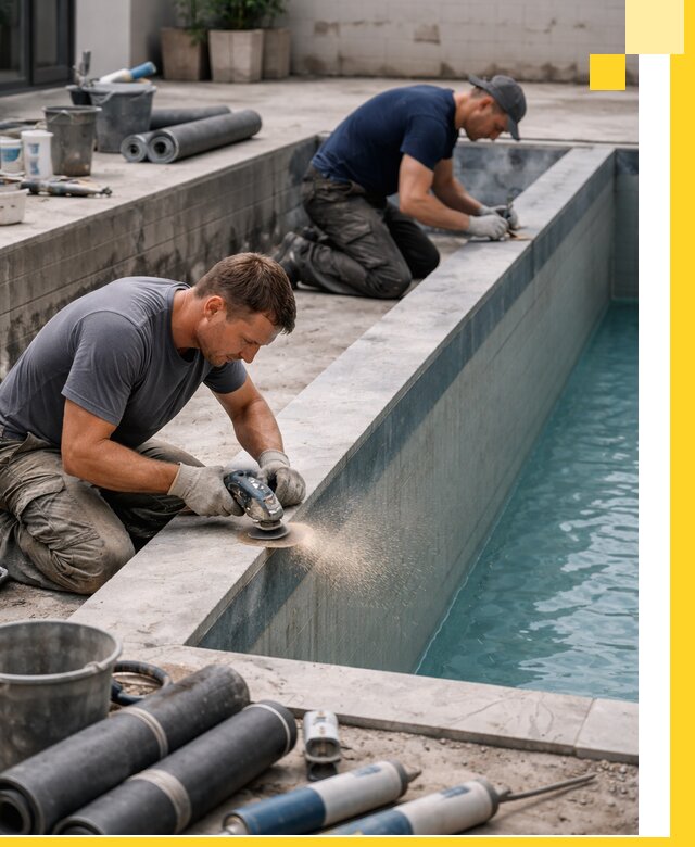 Профессиональный ремонт бассейнов под ключ в Набережных Челнах