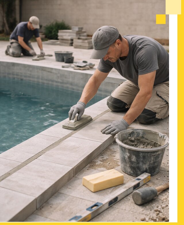 Отделка бассейнов в Набережных Челнах: декоративная отделка и гидроизоляция