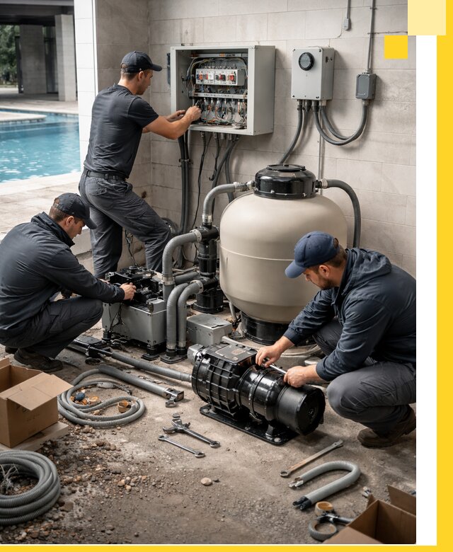 Профессиональный монтаж оборудования для бассейнов в Набережных Челнах