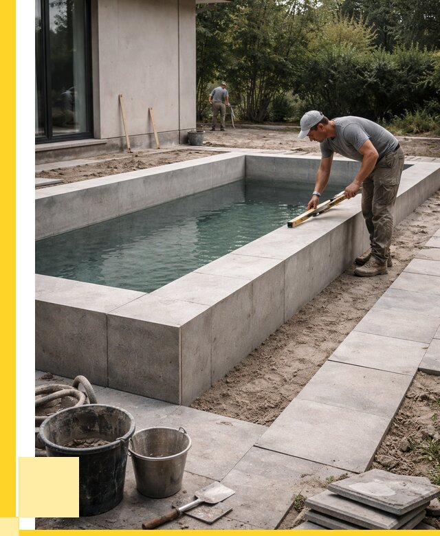 Строительство бетонного бассейна в Набережных Челнах от 1218960 р. | ЭриданНбр