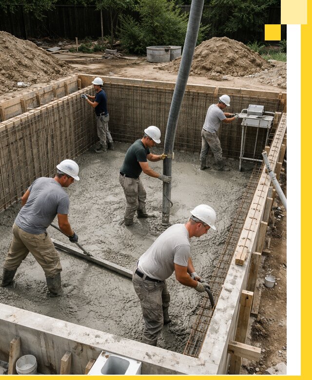 Строительство бетонных бассейнов под ключ в Набережных Челнах