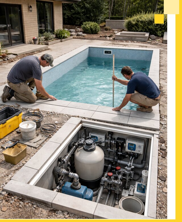 Строительство качественных домашних бассейнов под ключ в Набережных Челнах