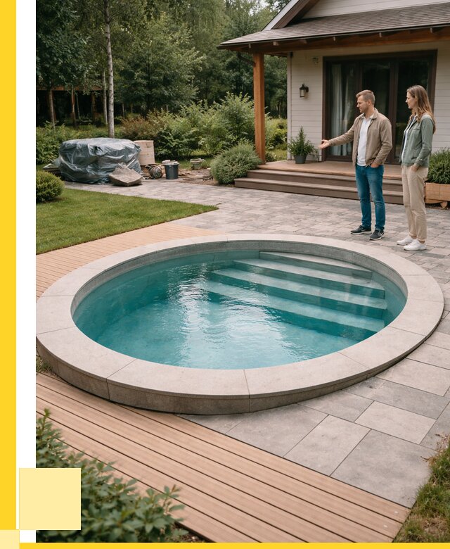 Бассейн на даче под ключ в Набережных Челнах от 203160 р., ЭриданНбр