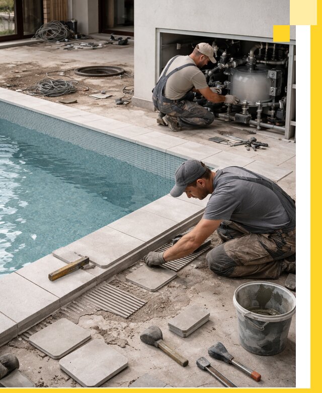 Строительство и монтаж бассейнов в коттедже в Набережных Челнах