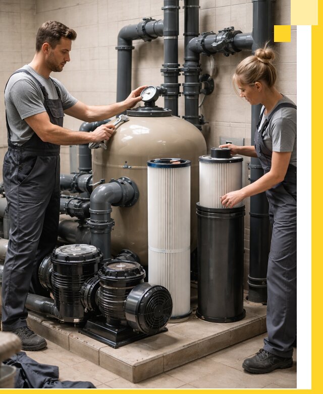 Фильтры и системы фильтрации для бассейнов в Набережных Челнах