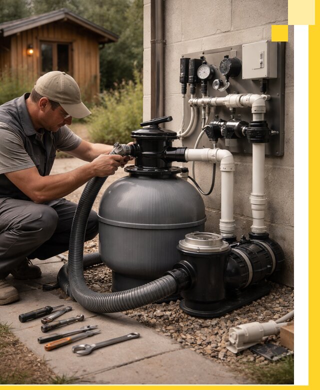 Продажа и монтаж фильтров и насосов для бассейнов в Набережных Челнах