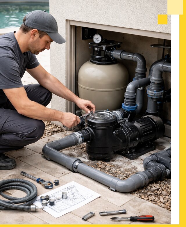 Поставка, монтаж и сервис насосов для бассейнов в Набережных Челнах