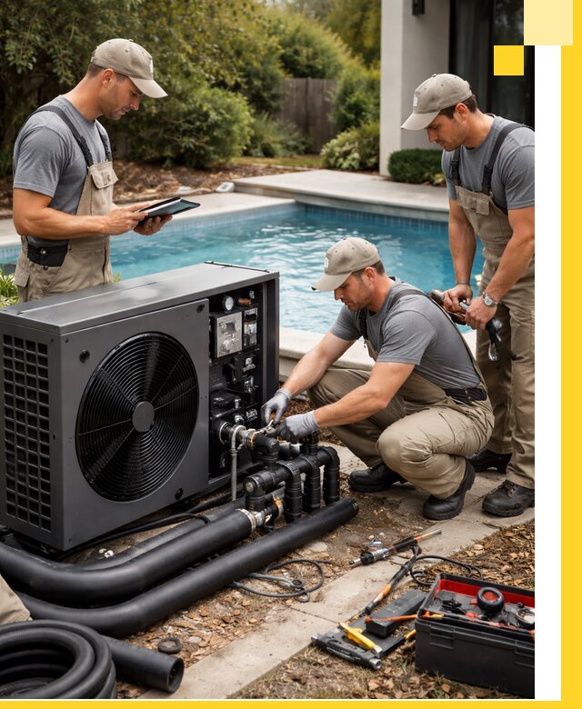 Проектирование и установка тепловых насосов для бассейнов в Набережных Челнах