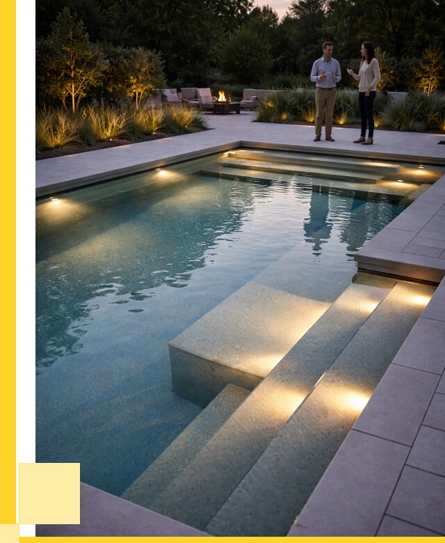 Освещение бассейнов в Набережных Челнах под ключ от 25395 р. | ЭриданНбр