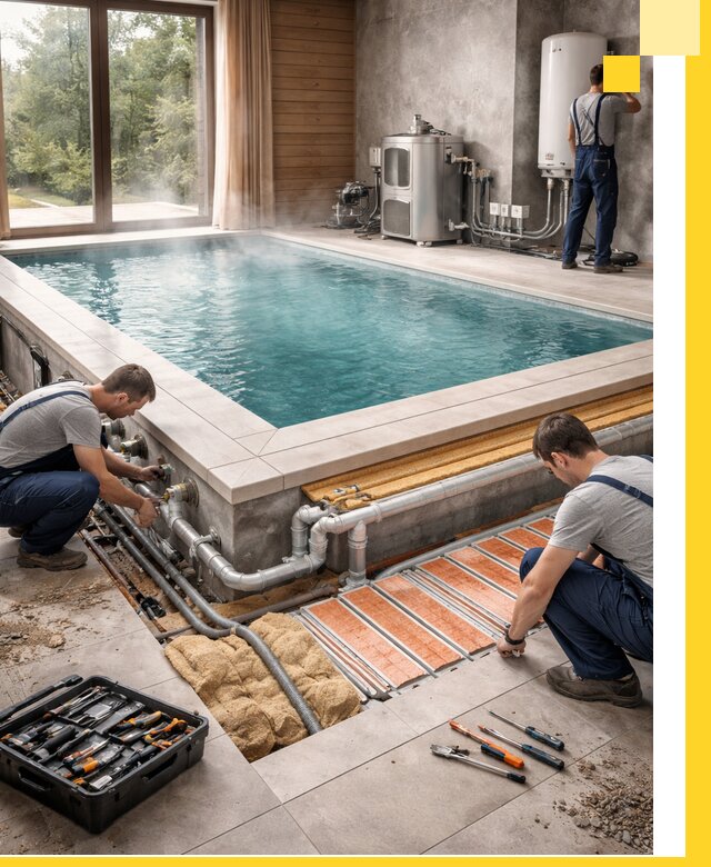 Проектирование и строительство тёплых бассейнов в Набережных Челнах