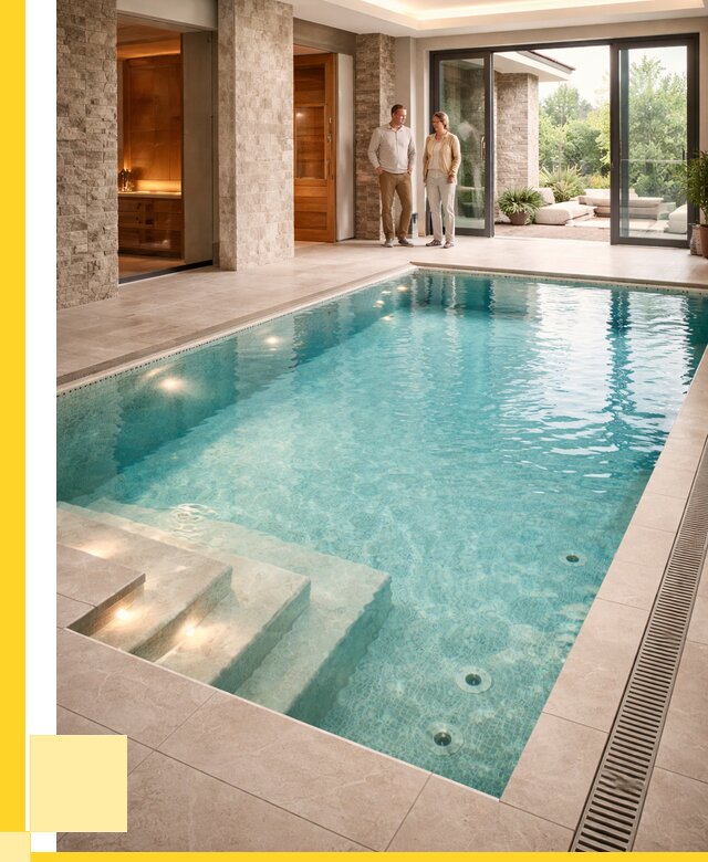 Бассейн во дворе в Набережных Челнах: проект, отделка от 1218960 р. | ЭриданНбр