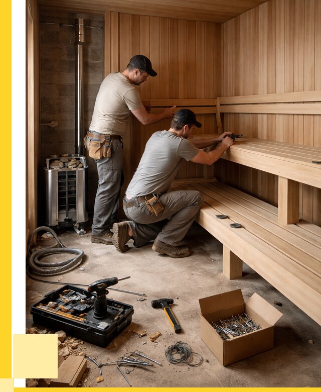 Монтаж саун под ключ в Набережных Челнах от 121896 р. | ЭриданНбр