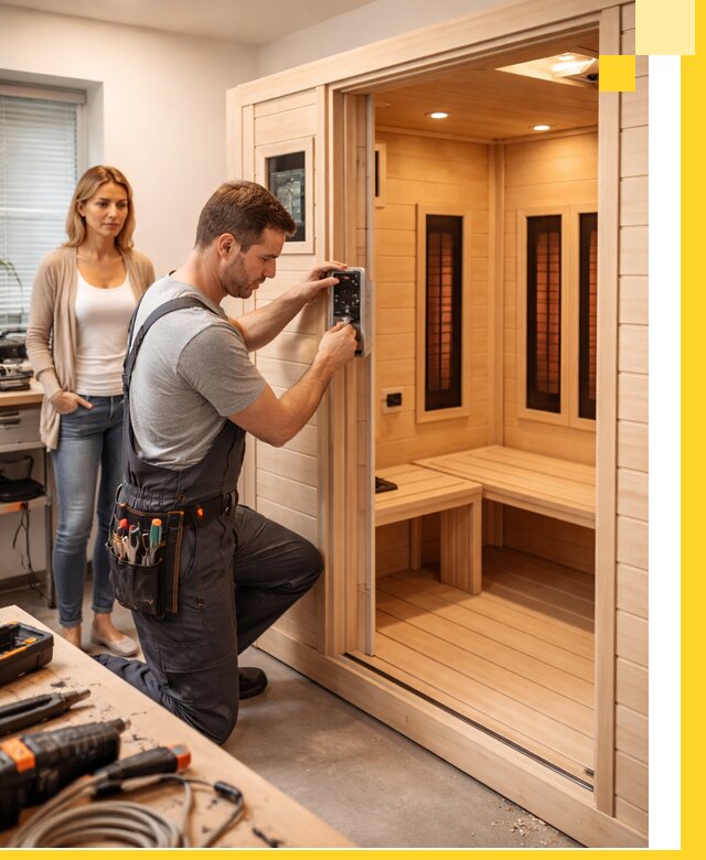 Инфракрасные сауны под ключ в Набережных Челнах продажа и установка