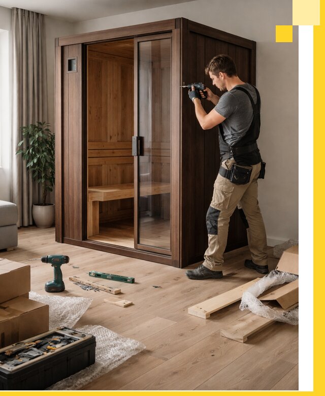 Установка и производство мини саун под ключ в Набережных Челнах